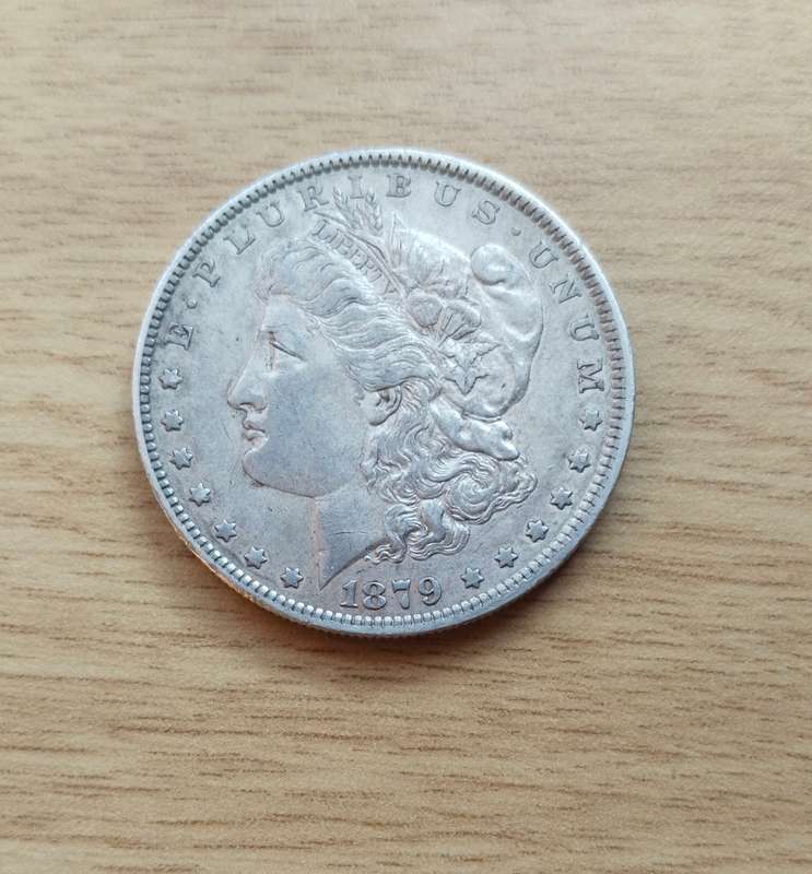 America 1879 Silver Dollar. Nice coin!!