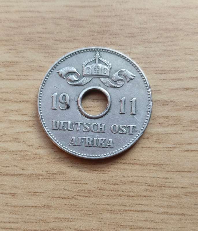 Deutsche Ost Africa 1911 A 10 Heller.