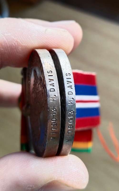 WW11 Group Medals awarded to W 179013 M. DAVIS