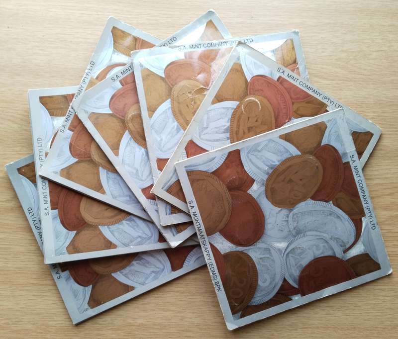 South Africa collection of 7 Pattern Proof sets. One bid for all