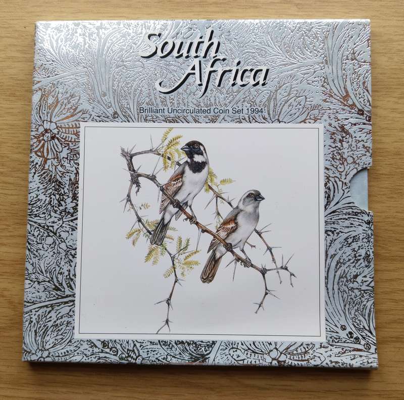 South Africa 1994 UNC Coin pack set.