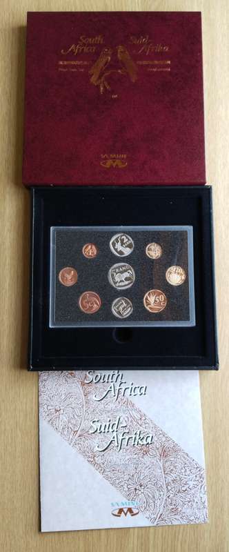 South Africa 1994 Proof Coin set.