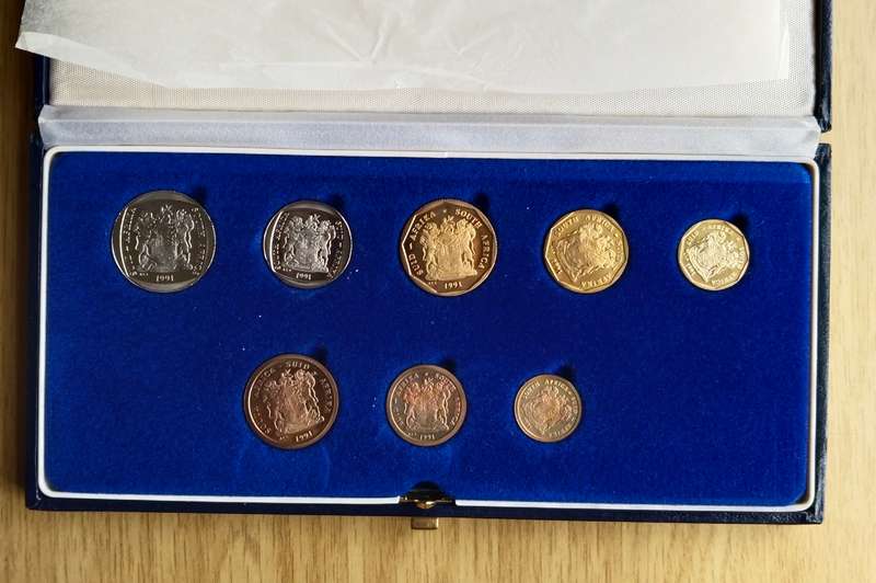 South Africa 1991 Proof Set.