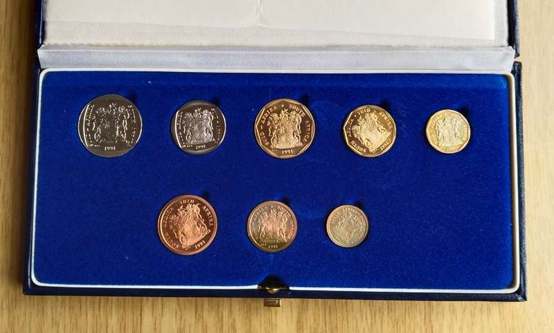 South Africa 1991 Proof Set.