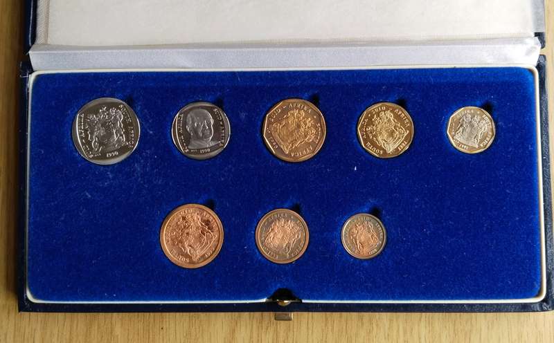 South Africa 1990 Proof Coin set.