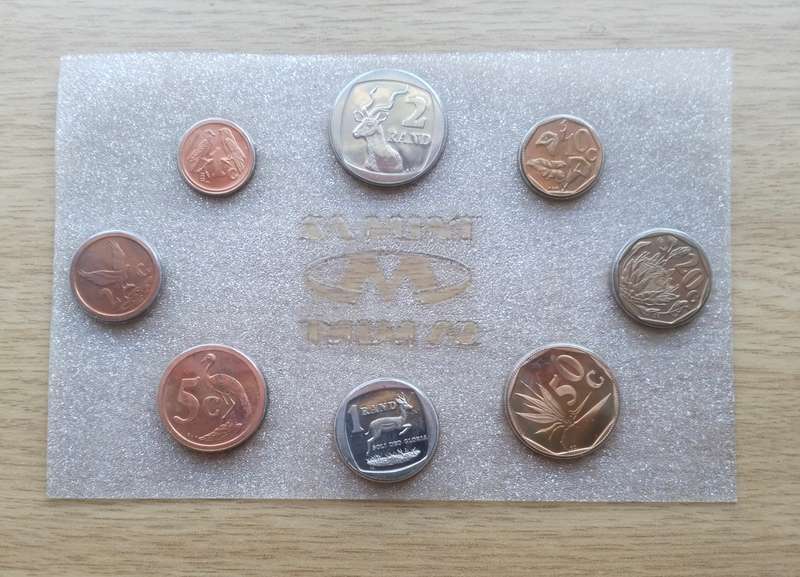 South Africa 1990 UNC Coin set.