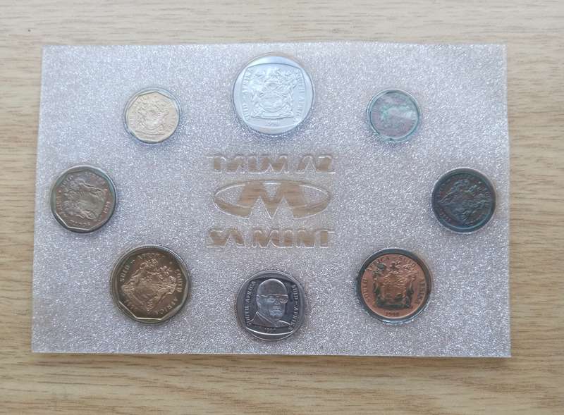 South Africa 1990 UNC Coin set.