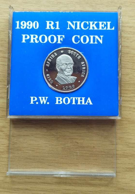 South Africa 1990 P.W. Botha Proof R1