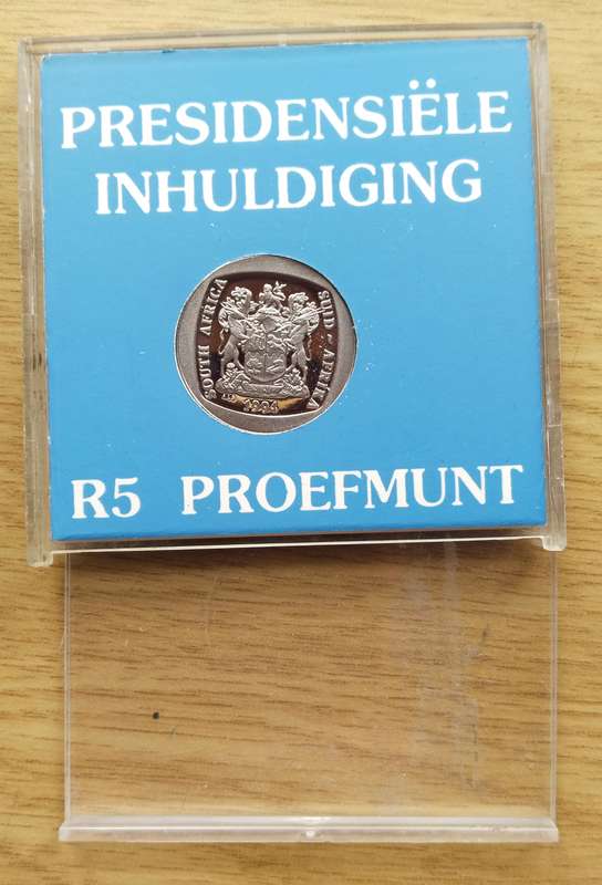 South Africa 1994 Proof Inauguration R5