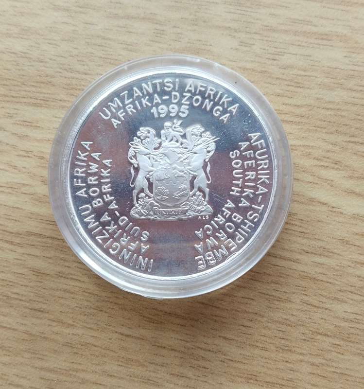 South Africa 1995 FAO Silver Proof Two Rand.
