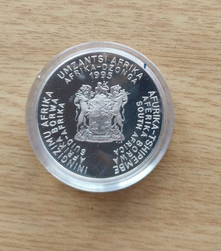 South Africa 1995 FAO Silver Proof Two Rand.
