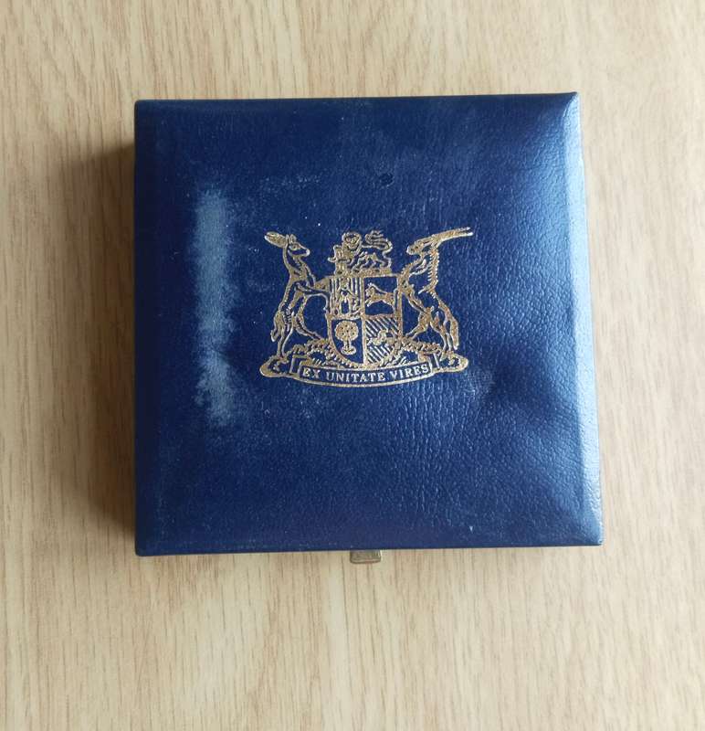 South Africa 1993 Silver Proof Banking One Rand.