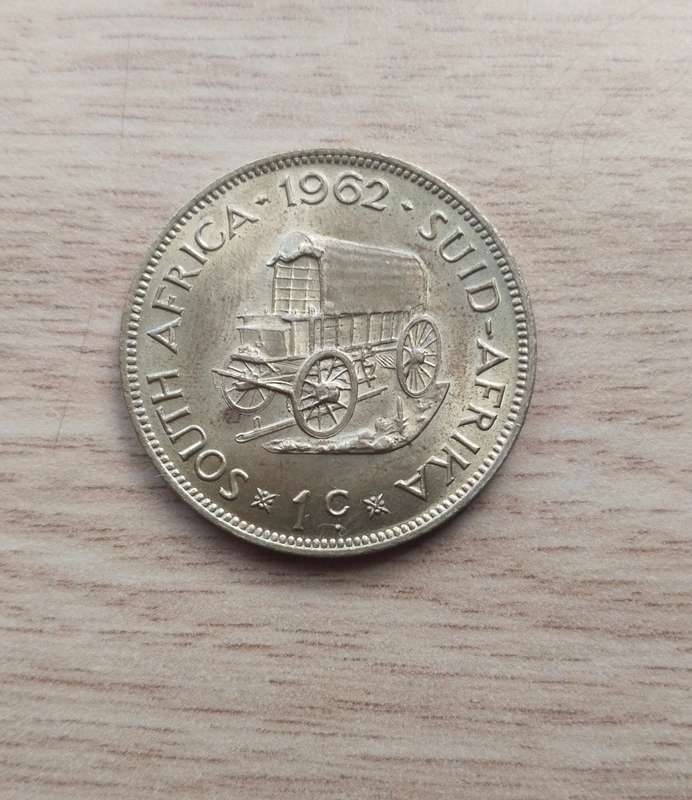 South Africa 1962 Good condition One Cent.