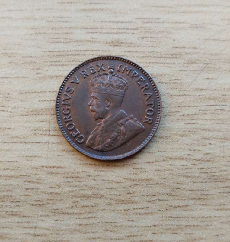 South Africa 1928 Quarter Penny. Difficult date to find.