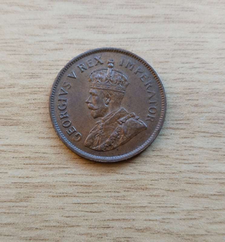 South Africa 1929 Half Penny. Great condition.