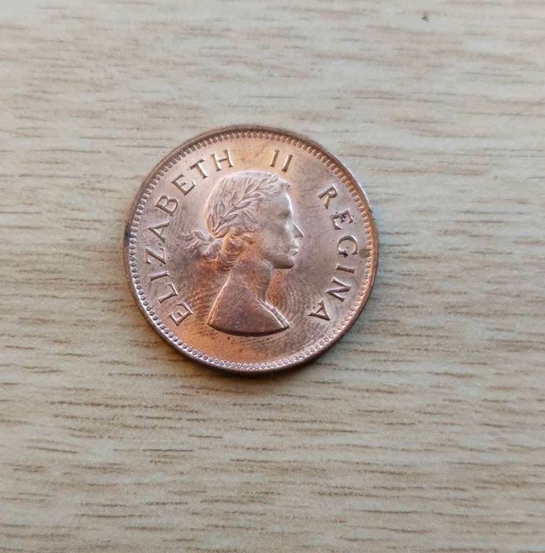 South Africa 1956 Half Penny. Great condition.