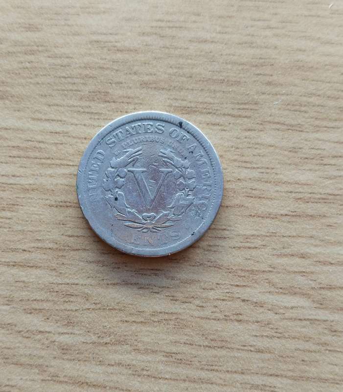America 1904 Five Cents.