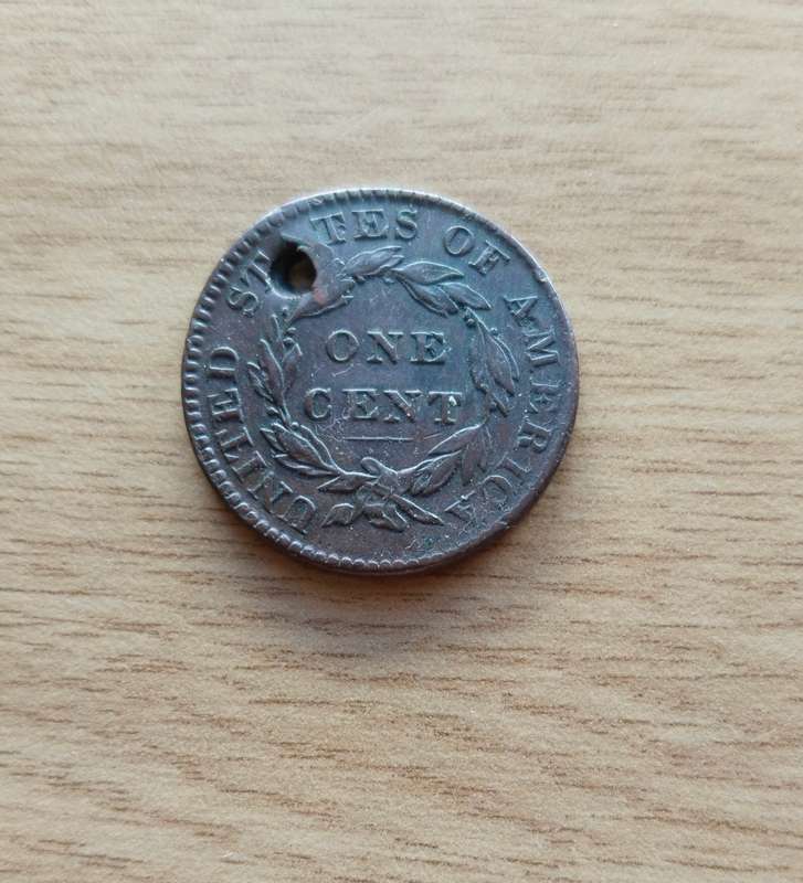 America 1820 Large One Cent.