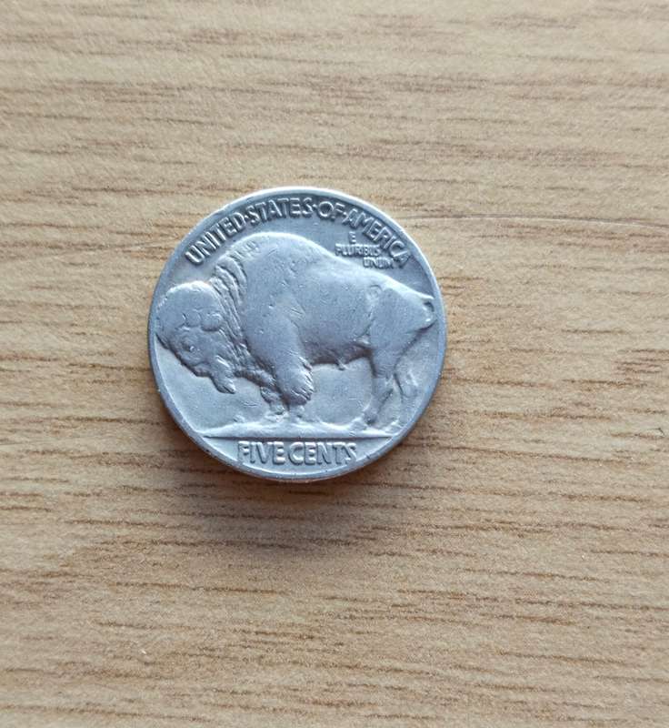 America 1930 Buffalo Five Cents.