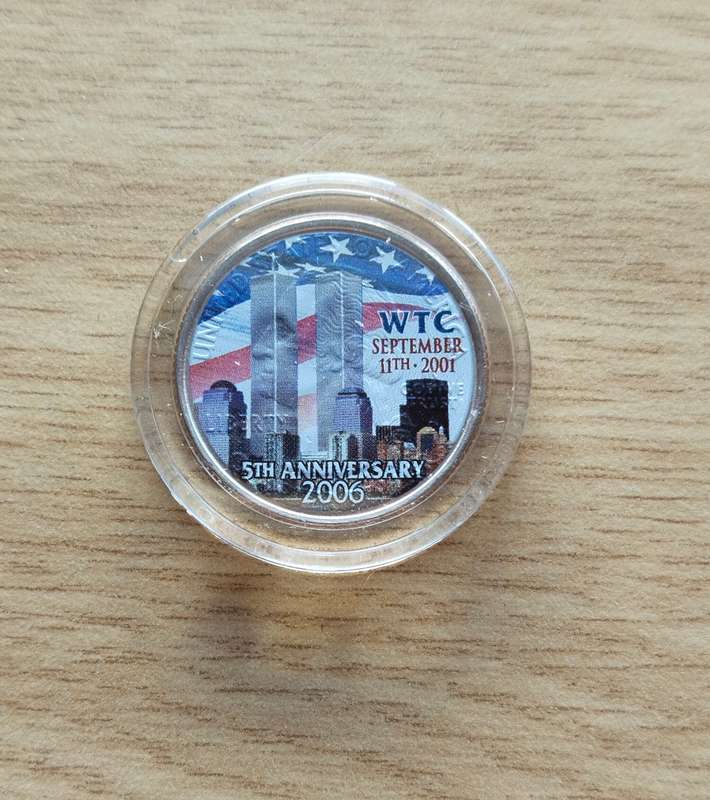 America Certified World Trade Centre Quarter Dollar.