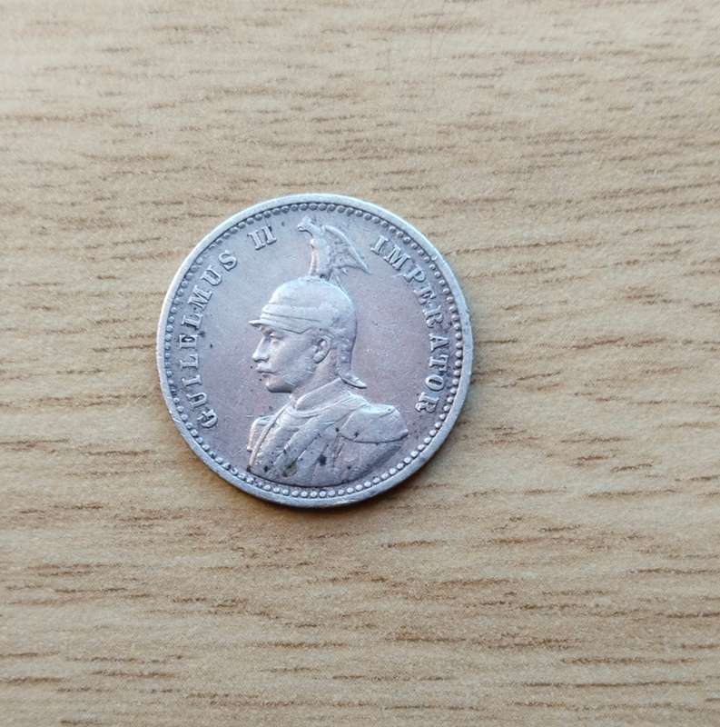 German East Africa 1901 Silver 1/4 Rupie