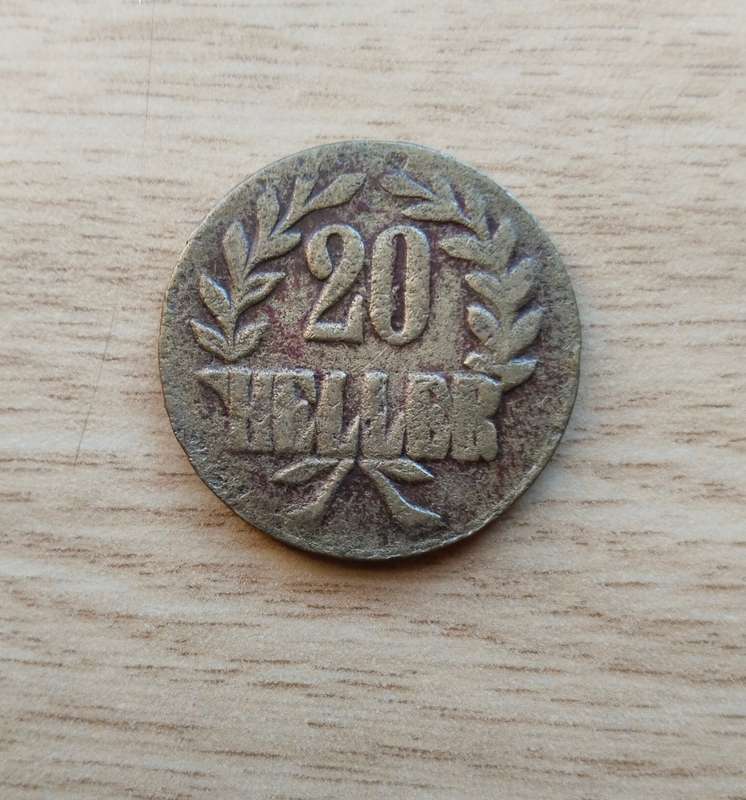 German East Africa 1916 T 20 Heller.