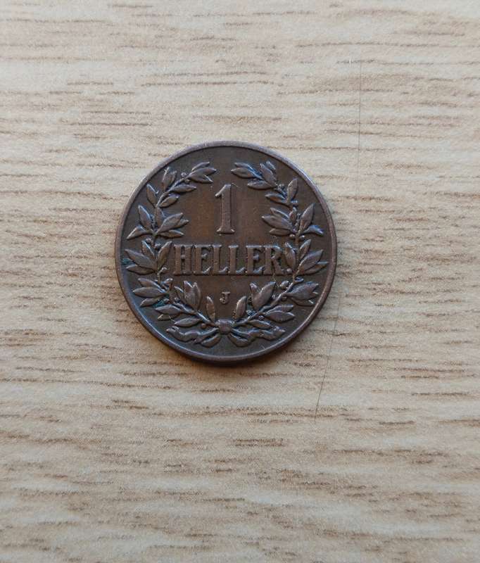 German East Africa 1907 J 1 Heller. Nice coin.