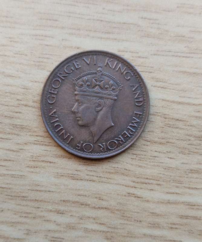 Ceylon 1945 One Cent. Good Condition.