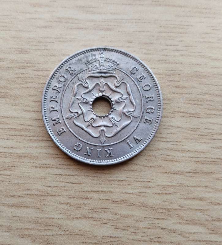 Southern Rhodesia 1939 One Penny. Good condition.