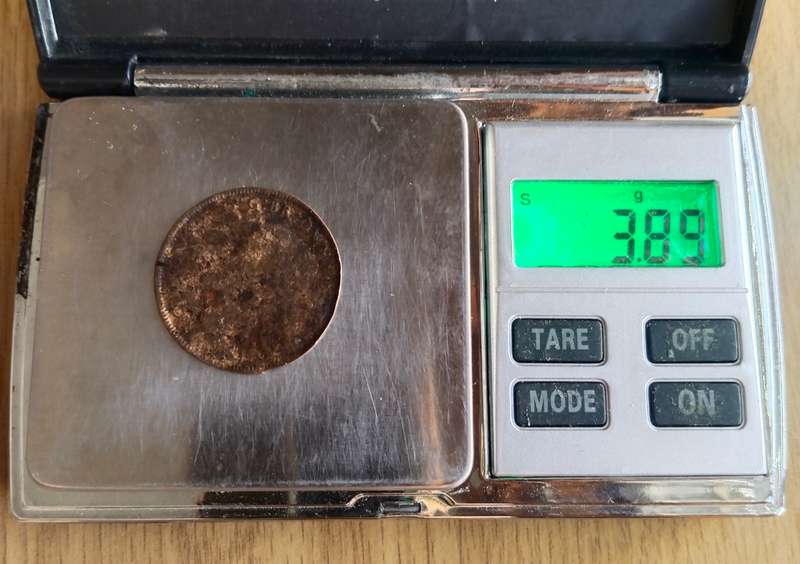 Error great Britain old penny. Very thin.