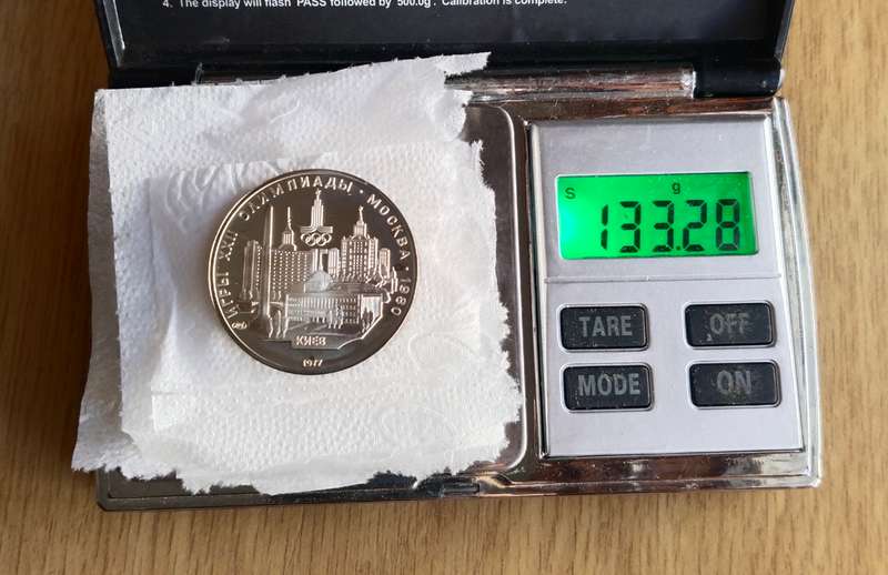 Russia 1977 Silver Proof medal Set. 133.28 grams. Nice Set!!