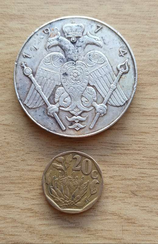 Cyprus 1974 Silver 6 Pounds.   Nice coin!!