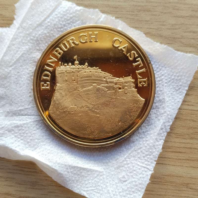 Great Britain Edinburgh Castle Commemorative Medal.