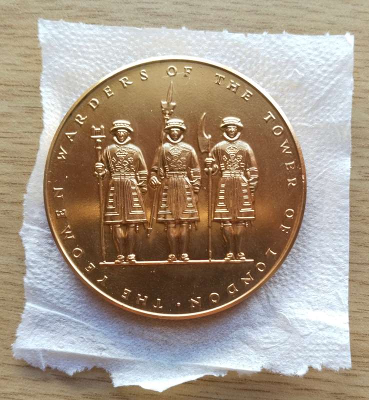 Great Britain 1976 Tower of London Large Commemorative Medal.