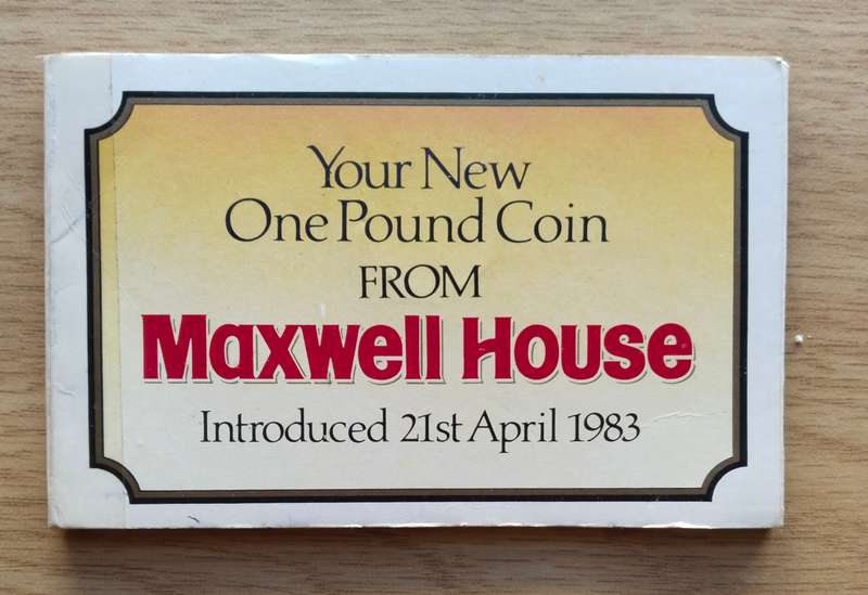Great Britain. Your new one pound coin. 1983.