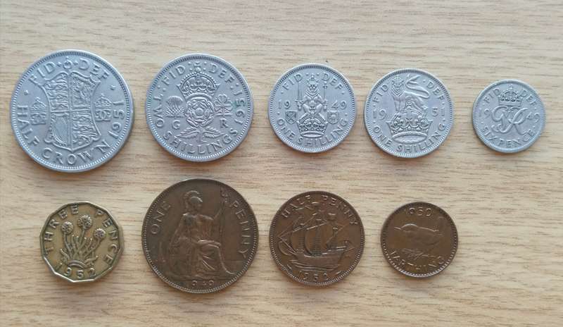 Great Britain King George VI Coin set.