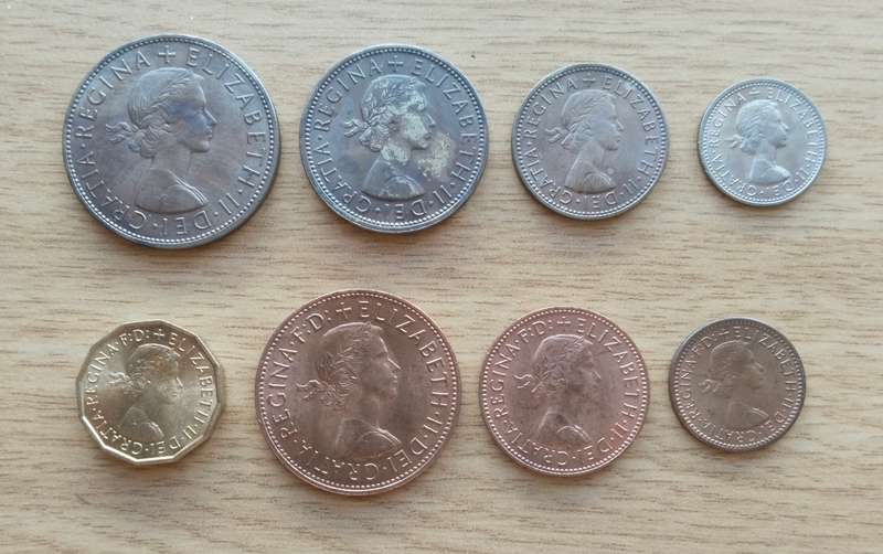 Great Britain Queen Elizabeth II Coin set.