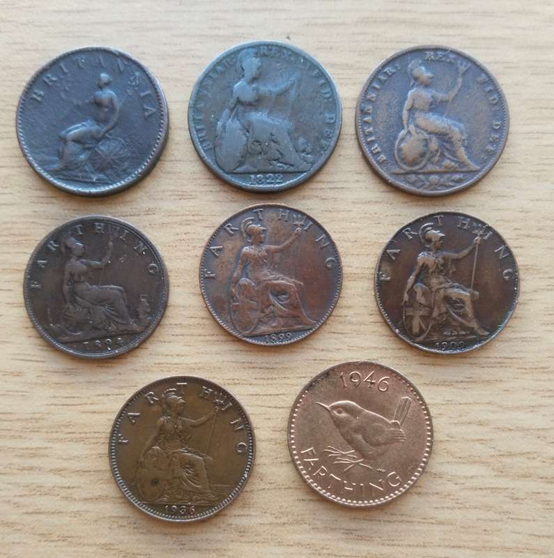 Great Britain 1806 - 1946 Collection of Farthings.