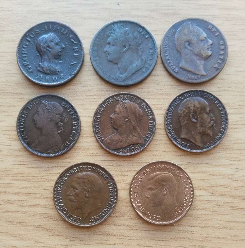 Great Britain 1806 - 1946 Collection of Farthings.