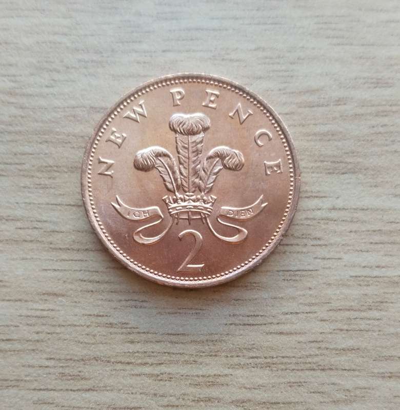 Great Britain Queen Elizabeth II UNC 1978 Two Penny.
