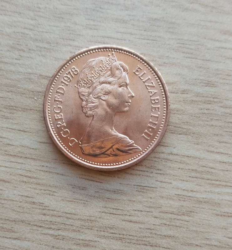 Great Britain Queen Elizabeth II UNC 1978 Two Penny.