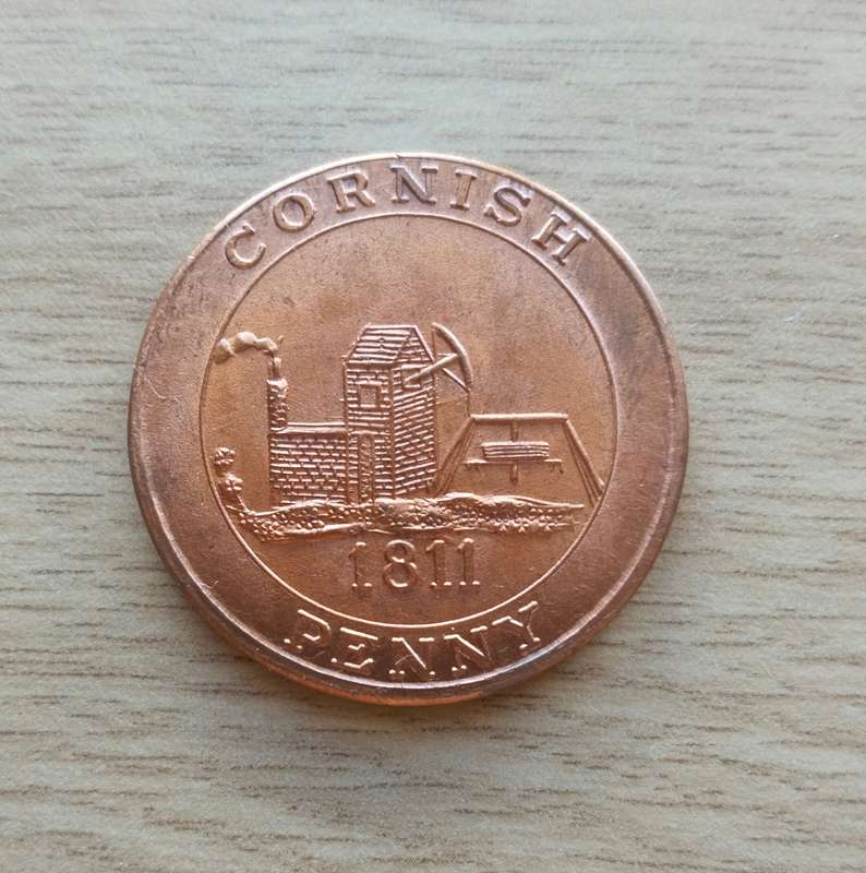 Great Britain Cornwall 1811 Commemorative Medal.