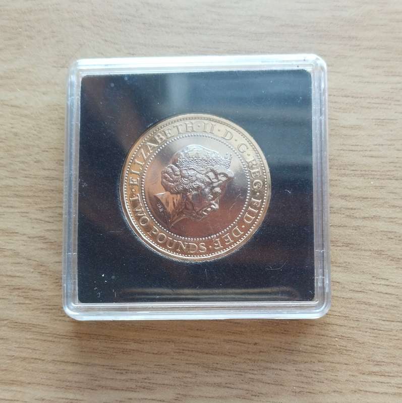Great Britain 2011 King James Bible Commemorative UNC/PROOF Two Pounds.