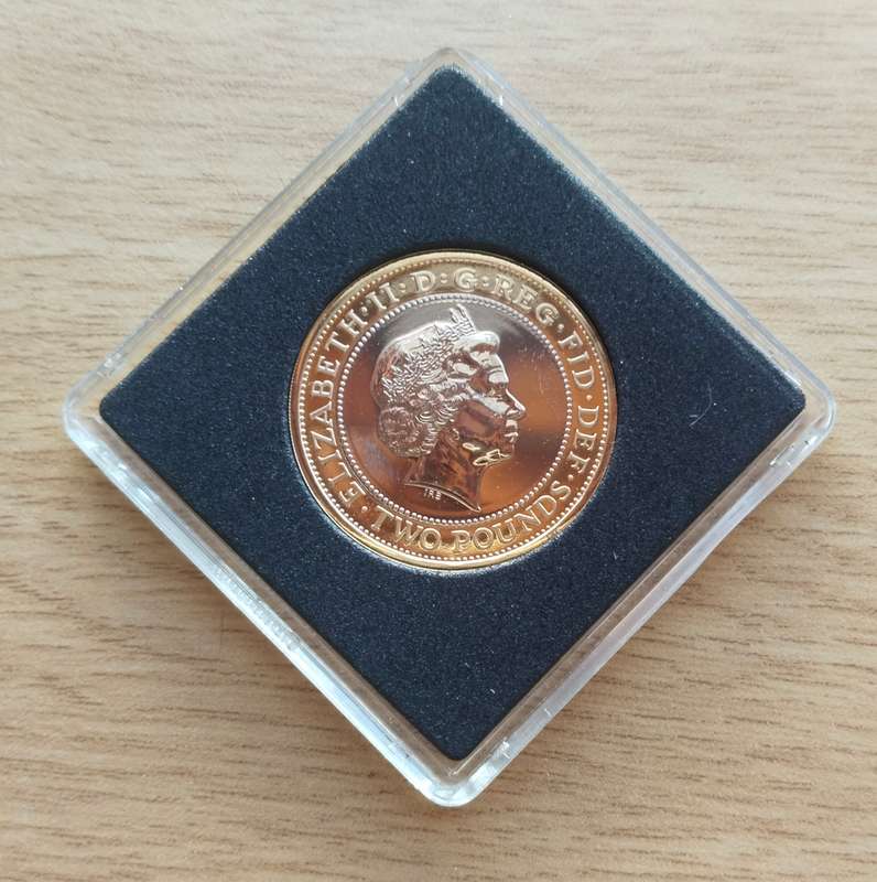 Great Britain 2011 King James Bible Commemorative UNC/PROOF Two Pounds.