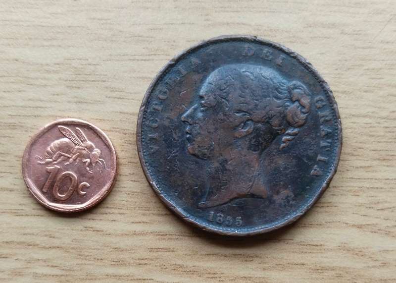 Great Britain 1855 Queen Victoria Half Penny.