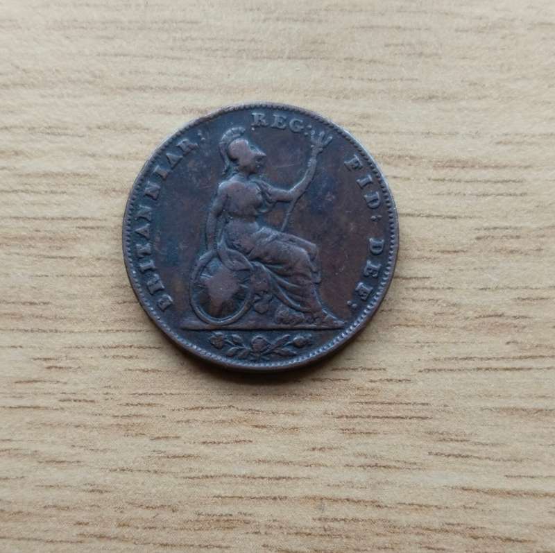 Great Britain Queen Victoria 1853 Farthing.