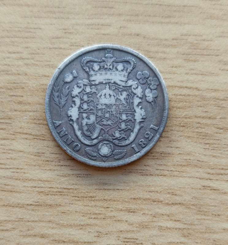 Great Britain King George 1111 Silver 1821 Shilling