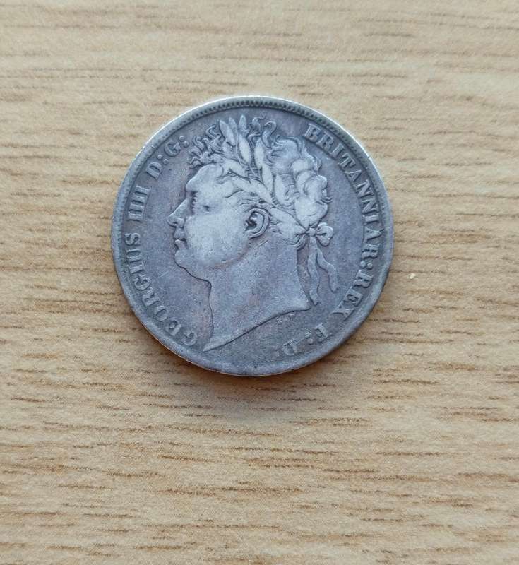Great Britain King George 1111 Silver 1821 Shilling