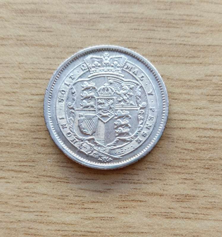 Great Britain King George 111 Silver 1817 Shilling. Excellent condition!!