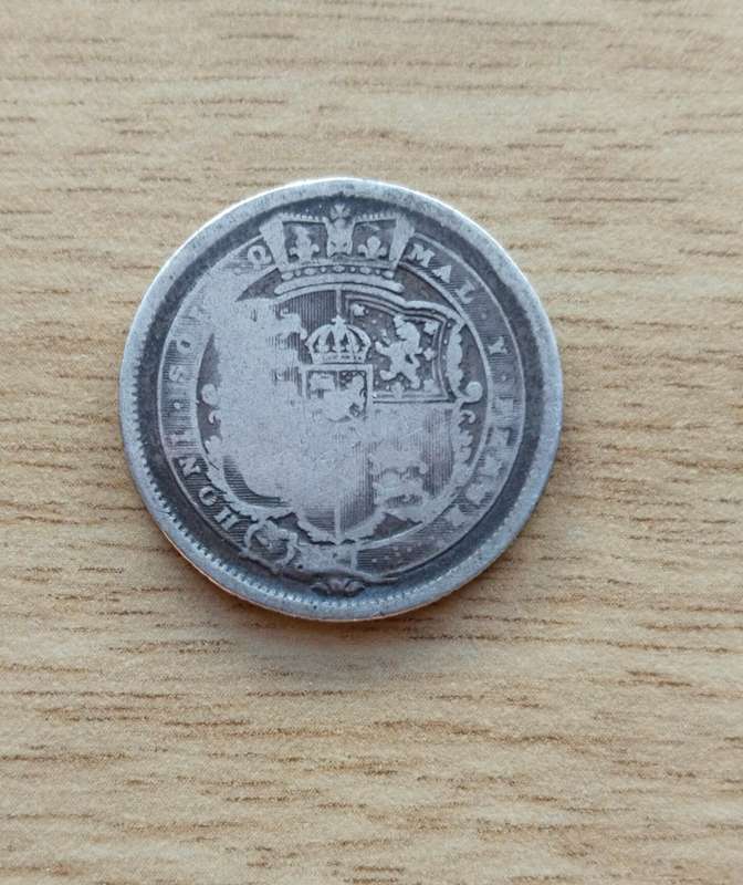 Great Britain King George 111 Silver 1820 Shilling.